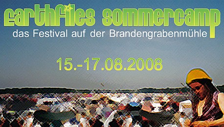 Earthfiles Sommercamp 2008 - Banner
